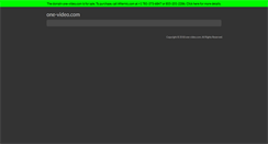 Desktop Screenshot of one-video.com